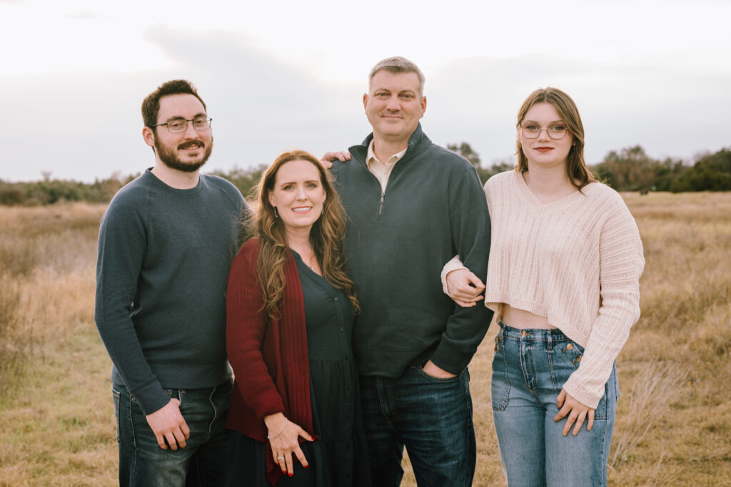 Family portrait, Texas Hill Country